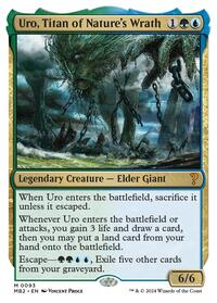 Uro, Titan of Nature's Wrath (White Border) (93) [Mystery Booster 2]