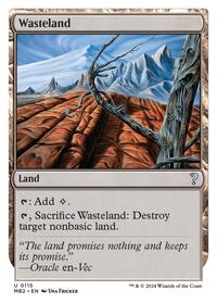 Wasteland (White Border) (115) [Mystery Booster 2]