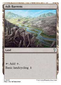 Ash Barrens (White Border) (103) [Mystery Booster 2]