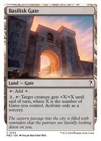 Basilisk Gate (White Border) (104) [Mystery Booster 2]