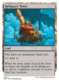 Reliquary Tower (White Border) (111) [Mystery Booster 2]