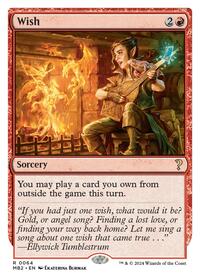 Wish (White Border) (64) [Mystery Booster 2]