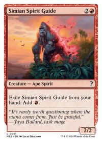 Simian Spirit Guide (White Border) (61) [Mystery Booster 2]