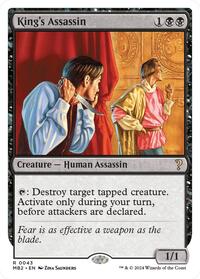 King's Assassin (White Border) (43) [Mystery Booster 2]
