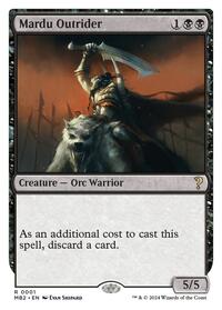 Mardu Outrider (White Border) (1) [Mystery Booster 2]