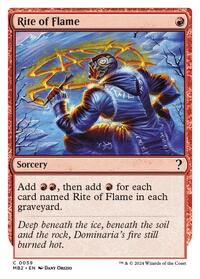 Rite of Flame (White Border) (59) [Mystery Booster 2]