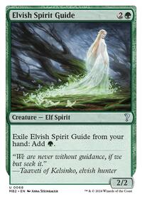Elvish Spirit Guide (White Border) (68) [Mystery Booster 2]