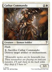 Cathar Commando (White Border) (5) [Mystery Booster 2]