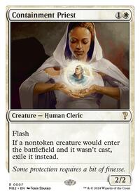 Containment Priest (White Border) (7) [Mystery Booster 2]