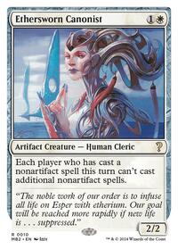 Ethersworn Canonist (White Border) (10) [Mystery Booster 2]