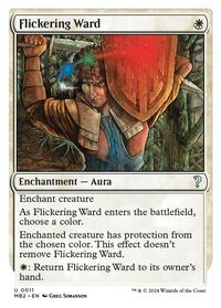 Flickering Ward (White Border) (11) [Mystery Booster 2]