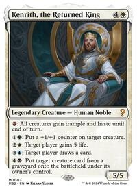 Kenrith, the Returned King (White Border) (13) [Mystery Booster 2]