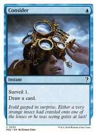Consider (White Border) (25) [Mystery Booster 2]