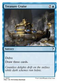 Treasure Cruise (White Border) (37) [Mystery Booster 2]