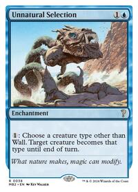 Unnatural Selection (White Border) (38) [Mystery Booster 2]