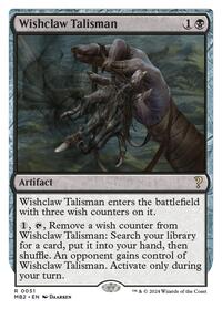 Wishclaw Talisman (White Border) (51) [Mystery Booster 2]
