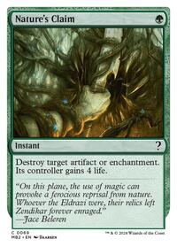 Nature's Claim (White Border) (69) [Mystery Booster 2]