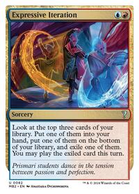 Expressive Iteration (White Border) (82) [Mystery Booster 2]