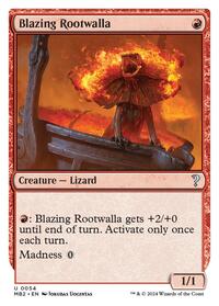Blazing Rootwalla (White Border) (54) [Mystery Booster 2]