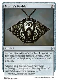 Mishra's Bauble (White Border) (97) [Mystery Booster 2]