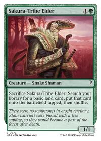 Sakura-Tribe Elder (White Border) (72) [Mystery Booster 2]
