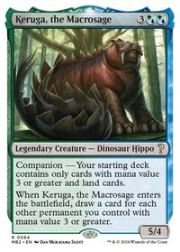 Keruga, the Macrosage (White Border) (84) [Mystery Booster 2]