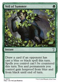 Veil of Summer (White Border) (75) [Mystery Booster 2]