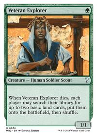 Veteran Explorer (White Border) (76) [Mystery Booster 2]