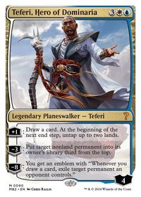 Teferi, Hero of Dominaria (White Border) (90) [Mystery Booster 2]