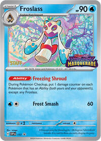 Froslass - 117 (Prerelease) [Staff] (117) [SV: Scarlet & Violet Promo Cards]