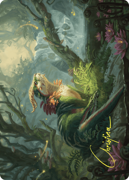 Elusive Otter // Elusive Otter (AWOE-037) - Wilds of Eldraine Art Series (Borderless) Foil