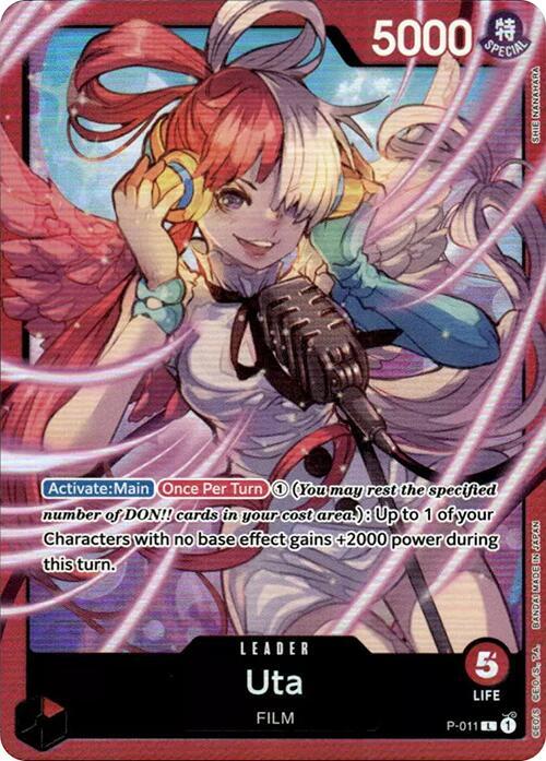 Uta - P-011 (Premium Card Collection -Uta-) (P-011) [One Piece Promotion Cards]