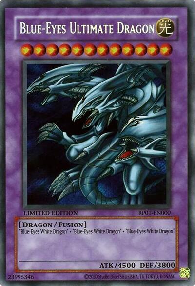 Blue-Eyes Ultimate Dragon (RP01-EN000) [Retro Pack (2020 Date Reprint)]