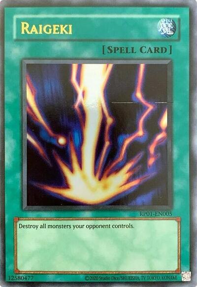 Raigeki (RP01-EN005) [Retro Pack (2020 Date Reprint)]
