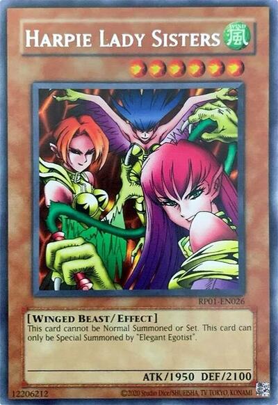 Harpie Lady Sisters (RP01-EN026) [Retro Pack (2020 Date Reprint)]
