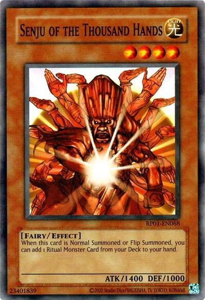 Senju of the Thousand Hands (RP01-EN068) [Retro Pack (2020 Date Reprint)]