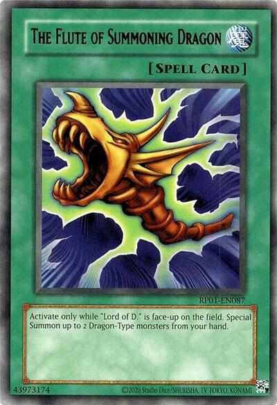 The Flute of Summoning Dragon (RP01-EN087) [Retro Pack (2020 Date Reprint)]