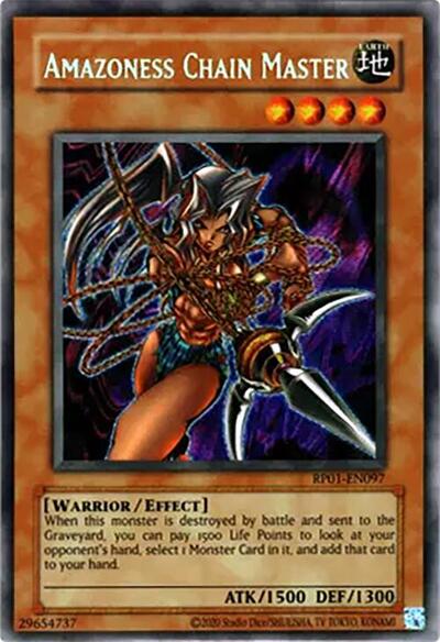 Amazoness Chain Master (RP01-EN097) [Retro Pack (2020 Date Reprint)]