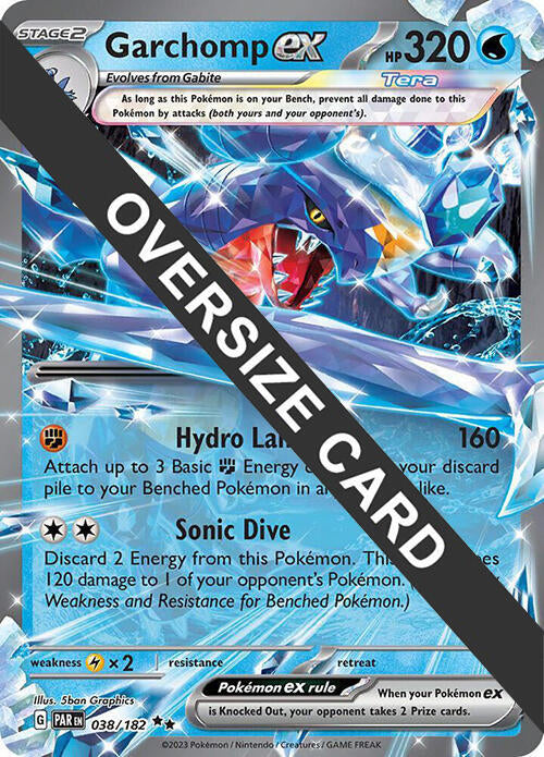 Garchomp ex - 038/182 (038/182) [Jumbo Cards]