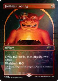 Faithless Looting (Rainbow Foil) (1779) [Secret Lair Drop Series]