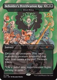Beholder's Petrification Ray - Blood Money (1789) [Secret Lair Drop Series]