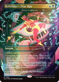 Beholder's Fear Ray - Drown in the Loch (Rainbow Foil) (1790) [Secret Lair Drop Series]