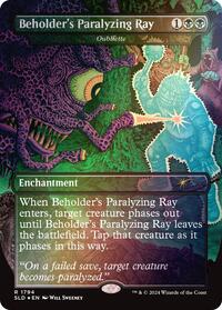 Beholder's Paralyzing Ray - Oubliette (Rainbow Foil) (1794) [Secret Lair Drop Series]