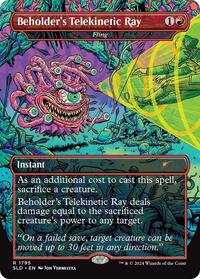 Beholder's Telekinetic Ray - Fling (1795) [Secret Lair Drop Series]
