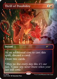 Thrill of Possibility (1805) (Rainbow Foil) (1805) [Secret Lair Drop Series]