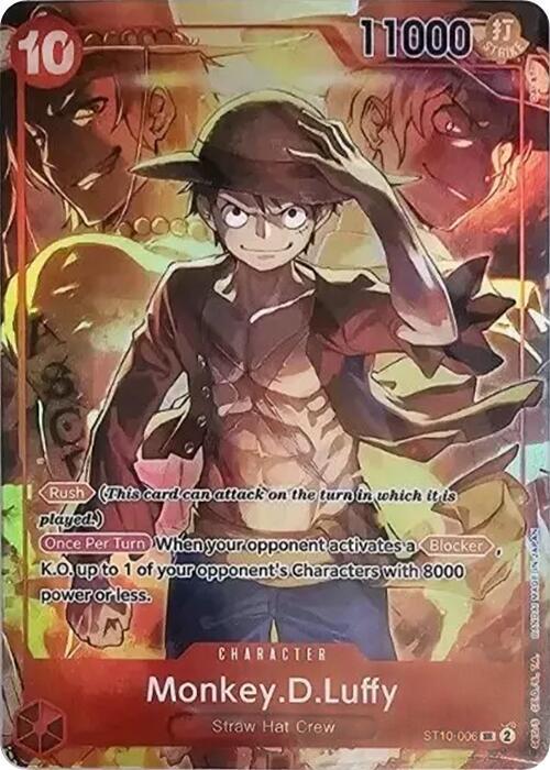 Monkey.D.Luffy (Treasure Booster Set) (ST10-006) [One Piece Promotion Cards]