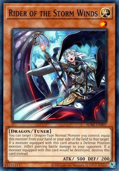 Rider of the Storm Winds (SDBE-EN007) [Structure Deck: Saga of Blue Eyes White Dragon (2020 Date Reprint)]