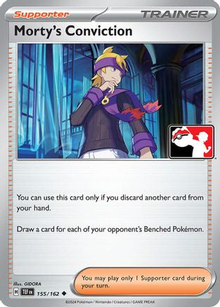 Morty's Conviction 155/162  Prize Pack Series Cards - Uncommon