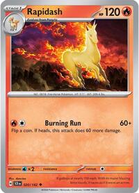 Rapidash (020/142) [SV07: Stellar Crown]