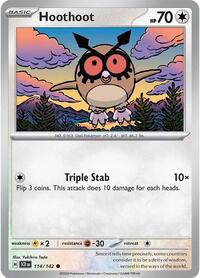 Hoothoot (114/142) [SV07: Stellar Crown]